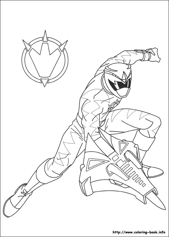 Power Rangers coloring picture